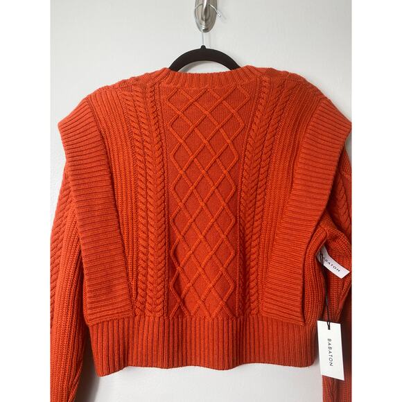 NWT ARITZIA BABTON SWEATER MERINO WOOL KNIT ACADEMIA - Picture 11 of 16